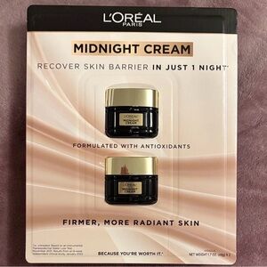 L'Oreal Paris, midnight cream, double pack
From a smoke-free home.
